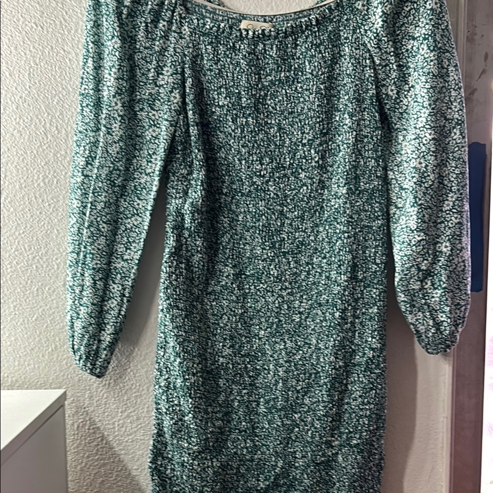 Floral Green Dress